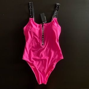 NWT Kendall and Kyle Kendall + Kyle Pink Swimsuit Size M